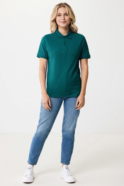 IQONIQ Yosemite Piqué-Poloshirt aus recycelter Baumwolle, verdigris XXXL