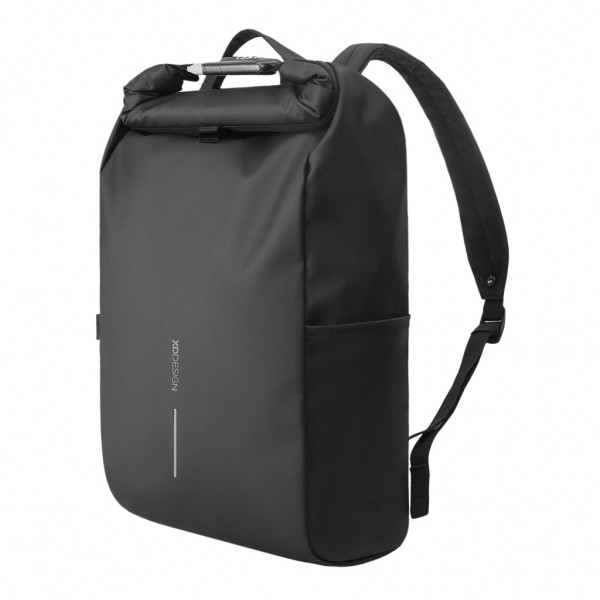 Urban wasserabweisender Fahrrad-Rucksack, schwarz