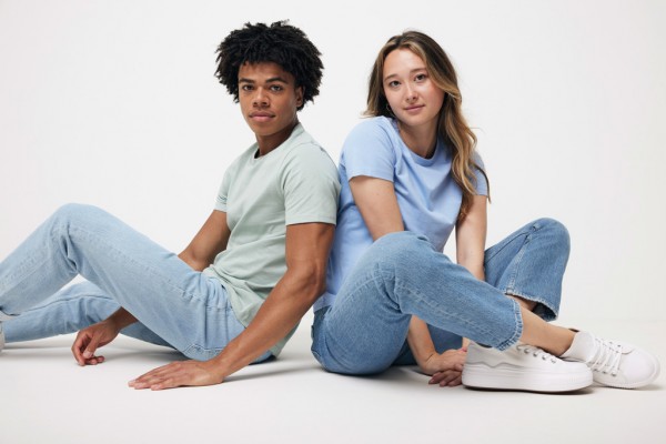 IQONIQ Bryce T-Shirt aus recycelter Baumwolle, sky blue S