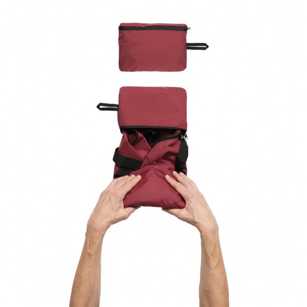 Dillon AWARE™ RPET faltbare Sporttasche, rot