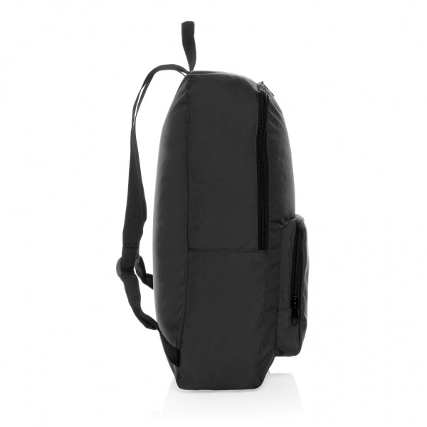 Dillon AWARE™ RPET faltbarer klassischer Rucksack, schwarz