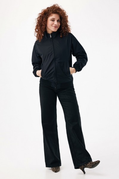 IQONIQ Odin Urban Jacke aus recyceltem Polyester, schwarz XXS