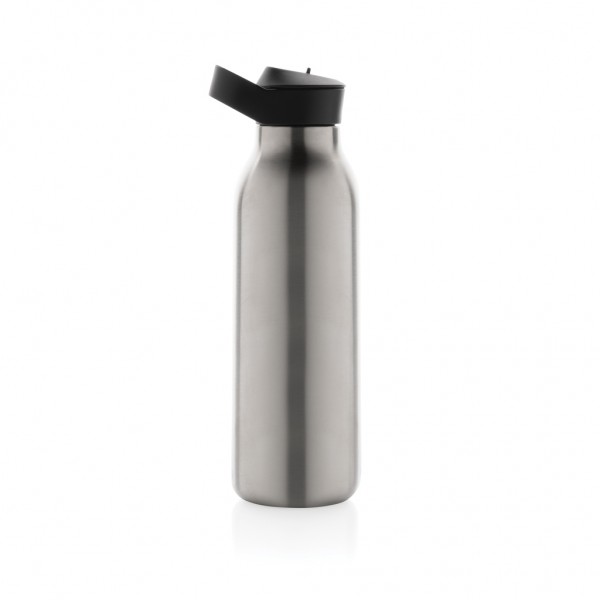 Avira Ara RCS Re-Steel Fliptop Wasserflasche 500ml, silber