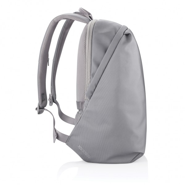 Bobby Soft, Anti-Diebstahl-Rucksack, grau