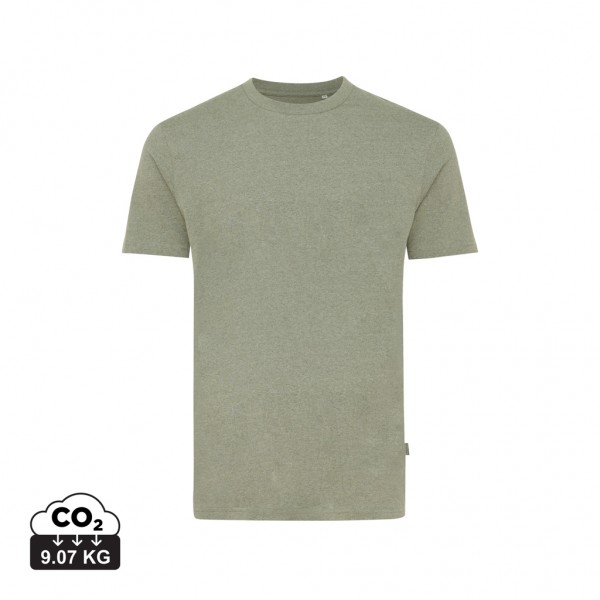IQONIQ Manuel ungefärbtes T-Shirt aus recycelter Baumwolle, heather green XS