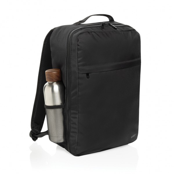 Swiss Peak Aware™ RPET Essential 15.6` Laptop-Rucksack, schwarz