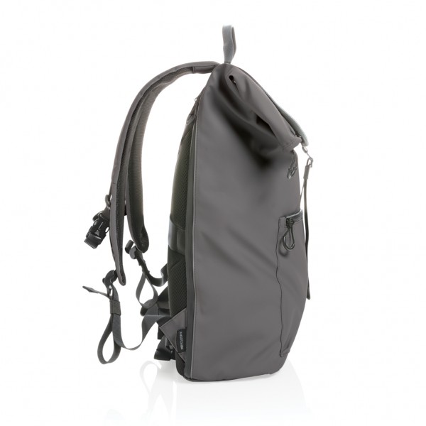 Impact AWARE™ RPET wasserabweisender 15.6` Laptop-Rucksack, anthrazit