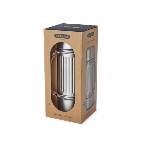 Black+Blum Explorer Flasche Duo 1L, grau