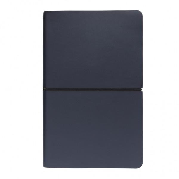 Modern Deluxe Softcover A5 Notizbuch, navy blau