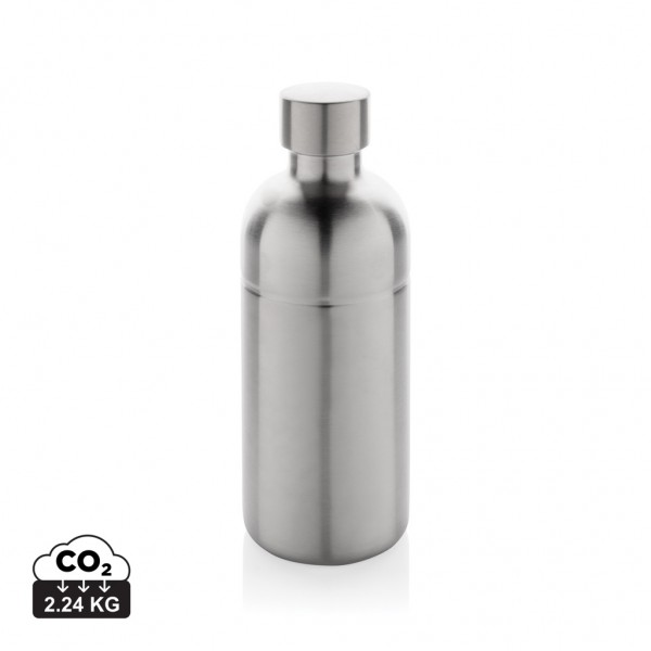 Soda Trinkflasche aus RCS-zertifiziertem Stainless-Steel, silber