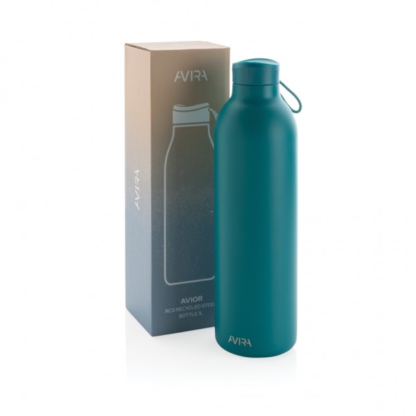 Avira Avior RCS recycelte Stainless-Steel Flasche 1L, turkis