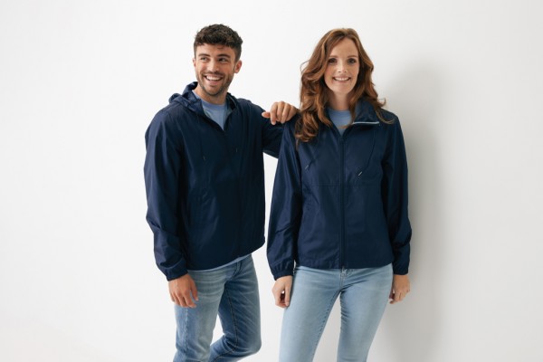 IQONIQ Logan Lightweight Jacke aus recyceltem Polyester, navy blau XXS