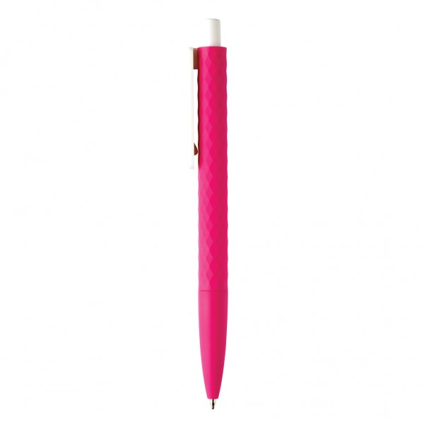 X3-Stift mit Smooth-Touch aus RCS recyceltem ABS, rosa