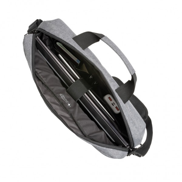 Swiss Peak AWARE™ RFID 15,6` Laptoptasche, grau