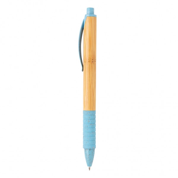 Bambus & Weizenstroh Stift, blau