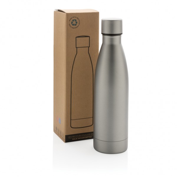 RCS recycelte Stainless Steel Solid Vakuum-Flasche, grau