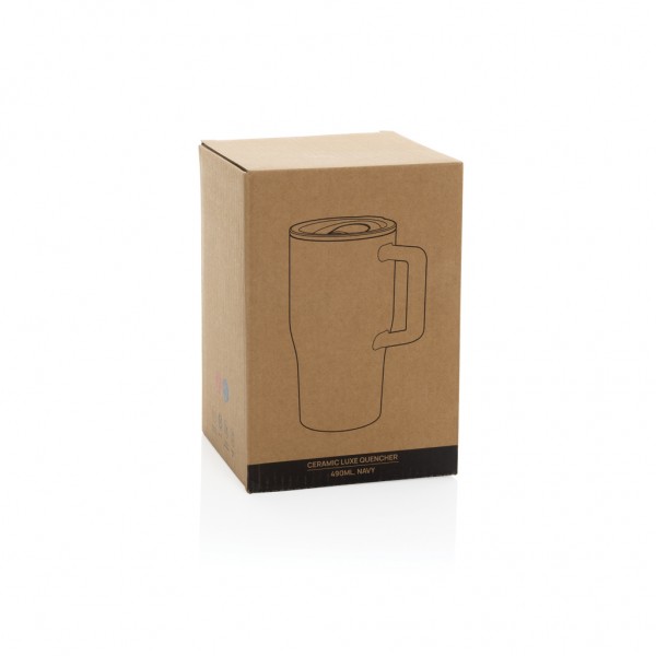 Keramik Luxe Quencher 490ml, navy blau