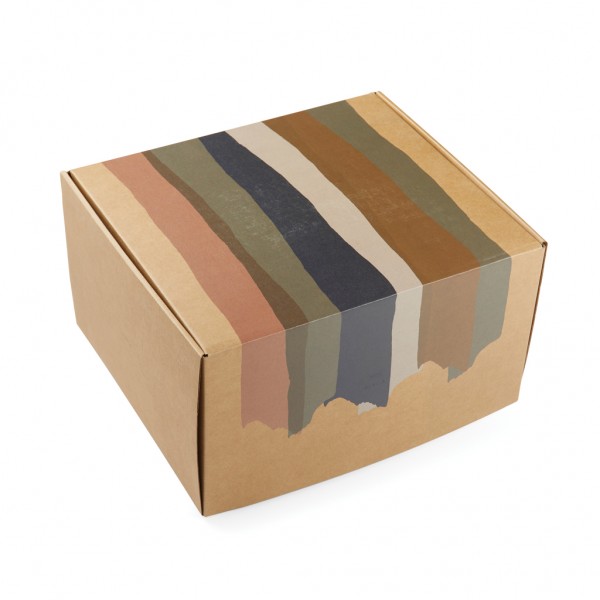 VINGA Maine Doppelflor-Decke aus GRS recyceltem Material, grün