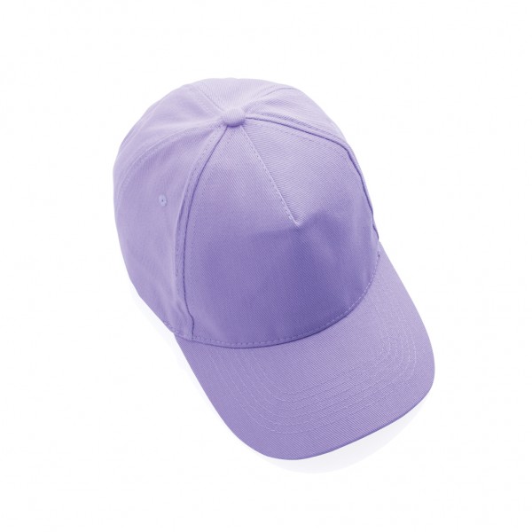 Impact 5 Panel Kappe aus 280gr rCotton mit AWARE™ Tracer, lavender