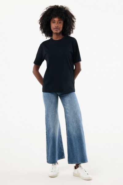 IQONIQ Nikko Heavyweight T-Shirt aus recycelter Baumwolle, schwarz XL