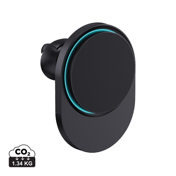 PowerCruze magnetischer 15W Autohalter aus RCS rec. ABS, schwarz