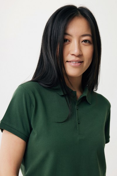 IQONIQ Yosemite Damen Piqué-Poloshirt aus rec. Baumwolle, forest green L