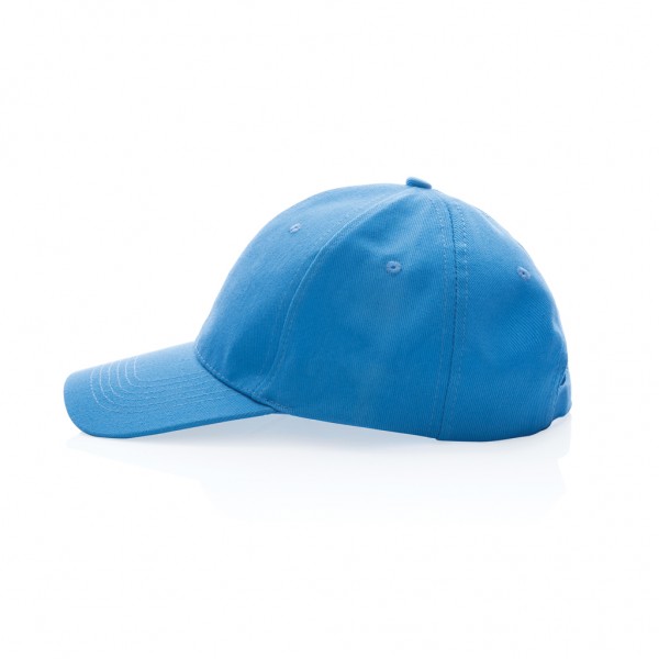 Impact 6 Panel Kappe aus 280gr rCotton mit AWARE™ Tracer, tranquil blue