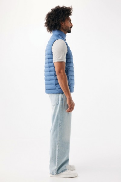 IQONIQ Meru Herren Bodywarmer aus recyceltem Polyester, moon blue XL