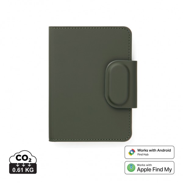 VINGA Baltimore RCS Passport Cover mit Dual-Finder, grün