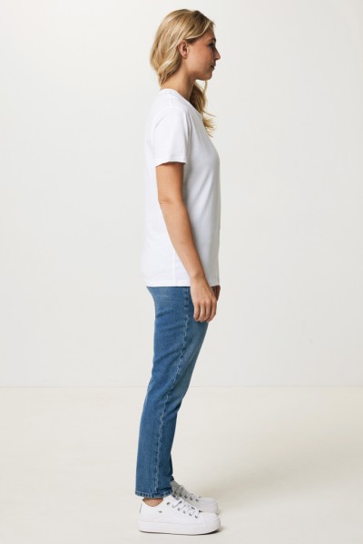 IQONIQ Yala Damen T-Shirt aus recycelter Baumwolle, recycled white L