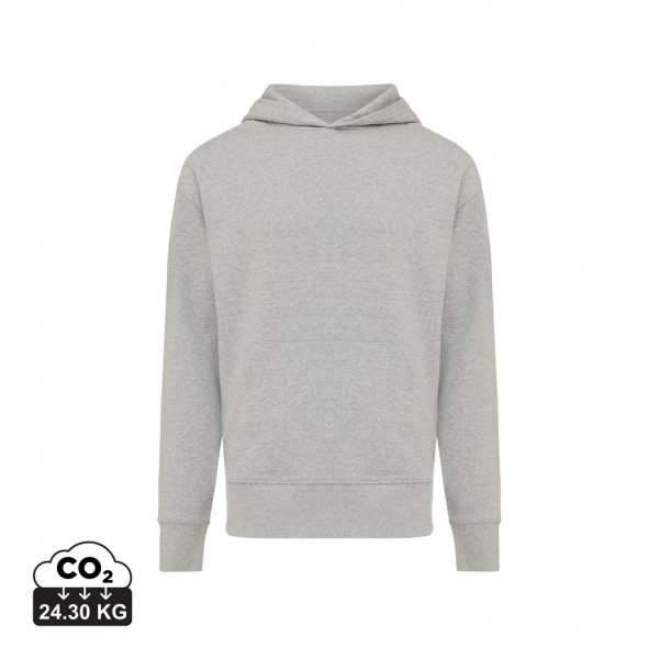 IQONIQ Yoho Relax-Hoodie aus recycelter Baumwolle, heather grey M