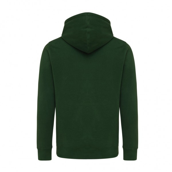 IQONIQ Rila Lightweight Hoodie aus recycelter Baumwolle, forest green XXXL
