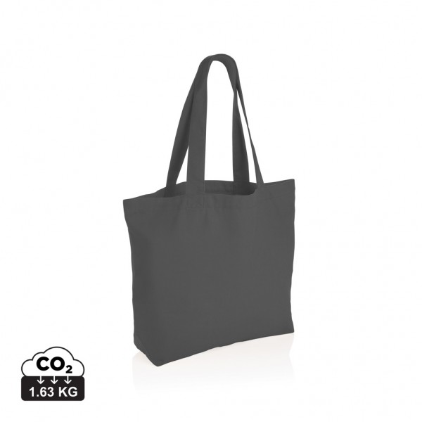 Impact Aware™ 240g/m² rcCanvas Shopper + Tasche, ungefärbt, anthrazit
