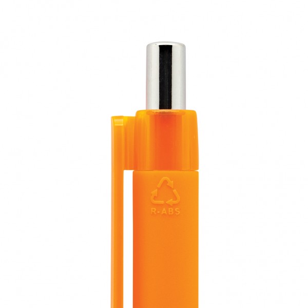X8 Stift mit Smooth-Touch aus RCS recyceltem ABS, orange