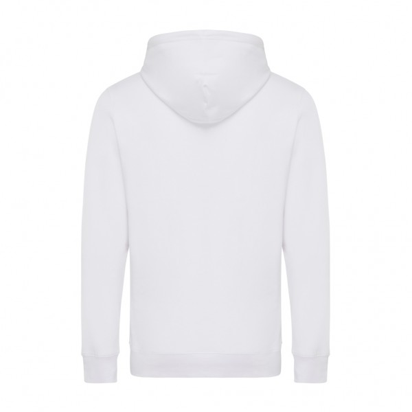 IQONIQ Rila Lightweight Hoodie aus recycelter Baumwolle, recycled white M