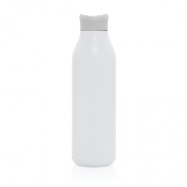Avira Alok 360 Klick-Wasserflasche aus RCS rec. Stahl, 600ml, weiß