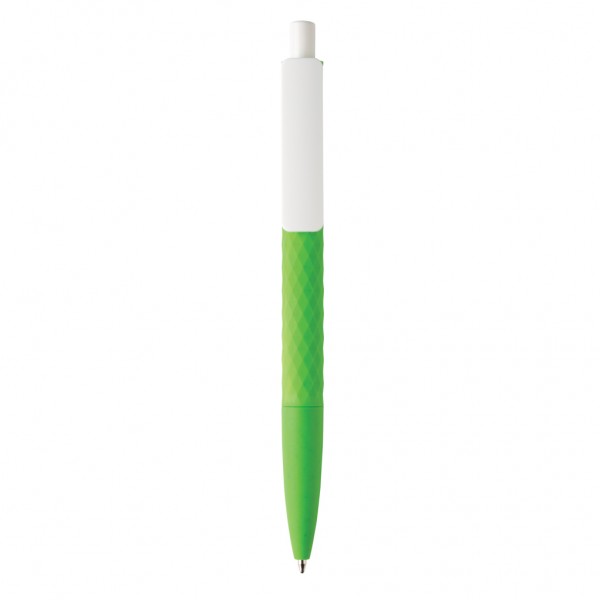 X3-Stift mit Smooth-Touch aus RCS recyceltem ABS, grün