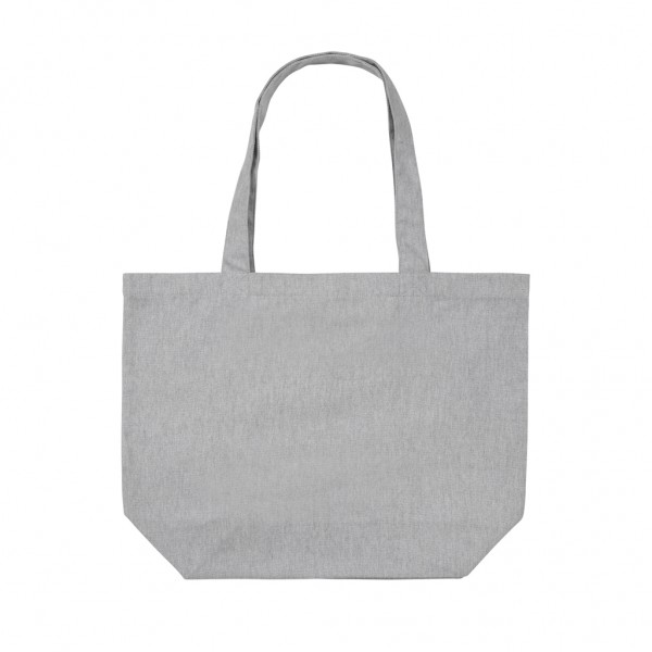 Impact Aware™ 240g/m² rcCanvas Shopper + Tasche, ungefärbt, grau
