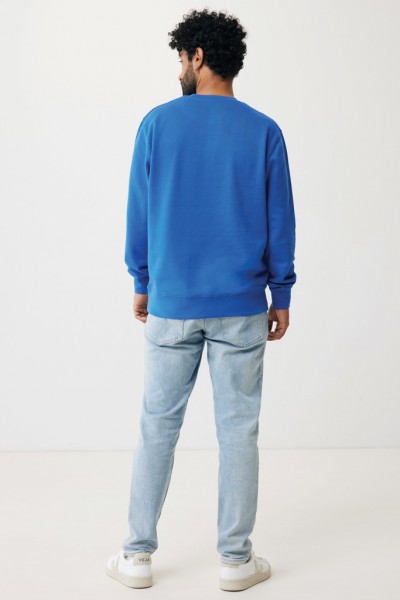 IQONIQ Etosha Lightweight Sweater aus recycelter Baumwolle, Königsblau XXL