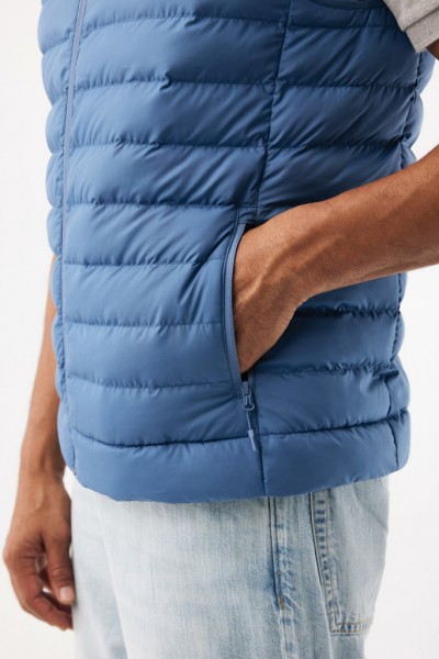 IQONIQ Meru Herren Bodywarmer aus recyceltem Polyester, moon blue M
