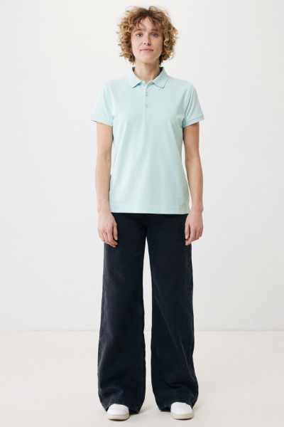 IQONIQ Yosemite Damen Piqué-Poloshirt aus rec. Baumwolle, crushed mint XXL