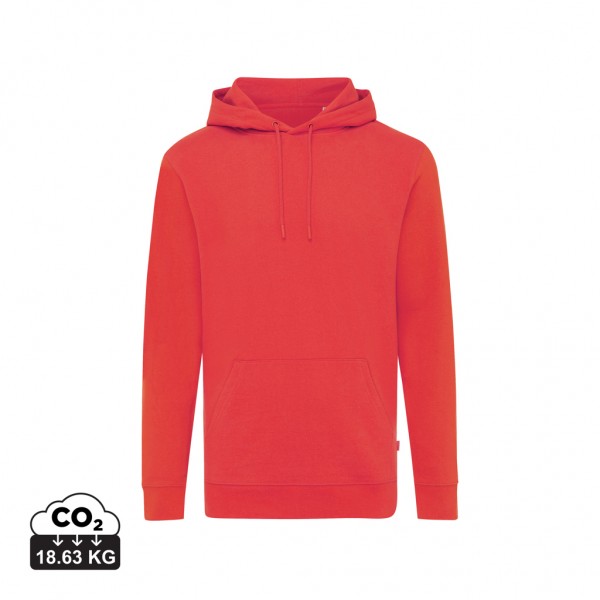 IQONIQ Jasper Hoodie aus recycelter Baumwolle, luscious red XXS