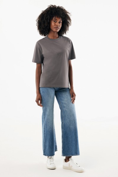 IQONIQ Nikko Heavyweight T-Shirt aus recycelter Baumwolle, anthrazit XXL