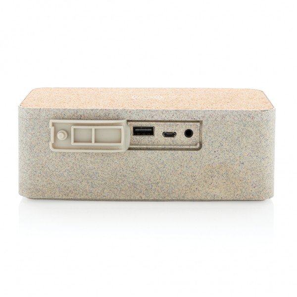 Weizenstroh Wireless Charging Lautsprecher, khaki