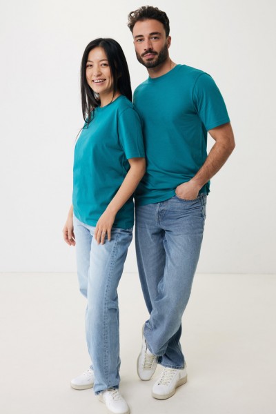 IQONIQ Sierra Lightweight T-Shirt aus recycelter Baumwolle, verdigris XXL