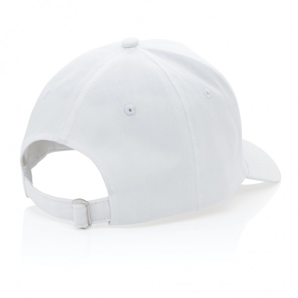 Impact 5 Panel Kappe aus 280gr rCotton mit AWARE™ Tracer, weiß