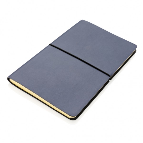 Modern Deluxe Softcover A5 Notizbuch, navy blau