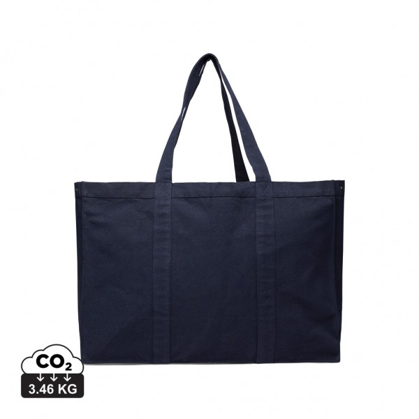 VINGA Hilo AWARE™ Maxi-Tasche aus recyceltem Canvas, navy blau
