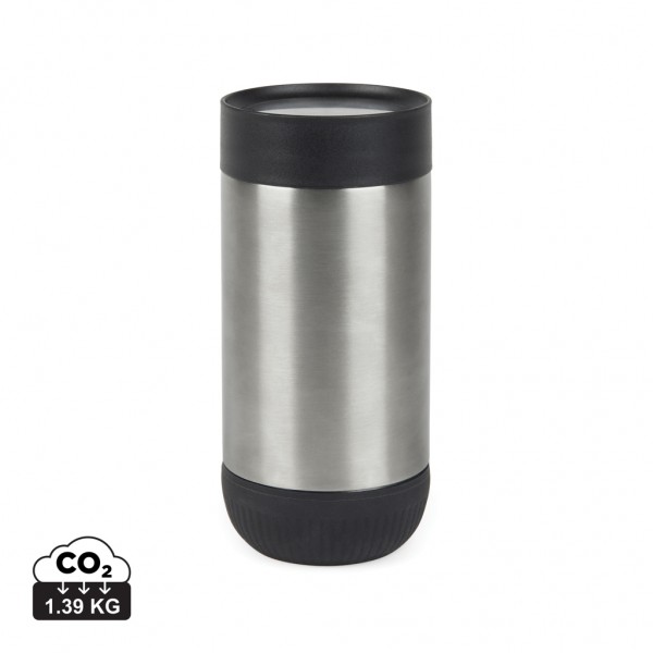 VINGA Erie 350ml Becher aus RCS rec. Stainless-Steel, silber