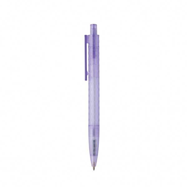 X3 Frosted-Pen aus GRS recyceltem PC, lila